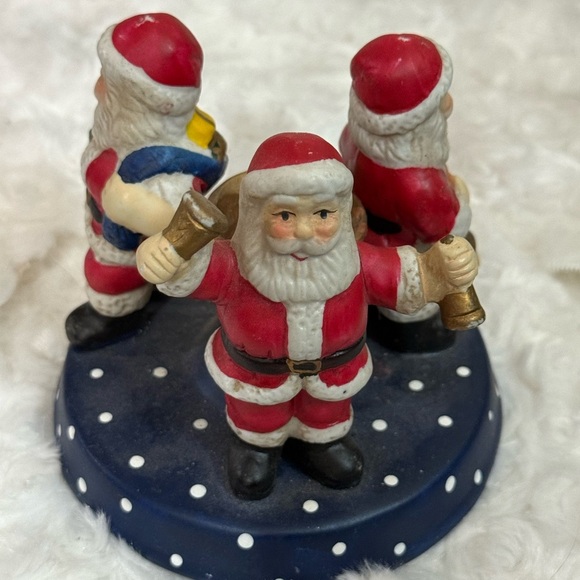 Festive Santa Claus Candle Holder - Picture 3 of 5
